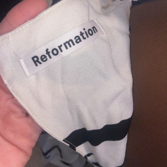 Reformation Clancie Dress (Good condition) warn once. - Picture 4 of 4